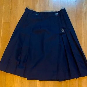 {Navy blue uniform kilt/skirt}